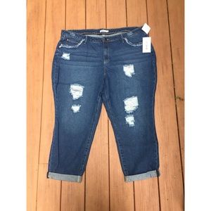 Boyfriend cropped jeans