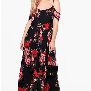 Floral off the shoulder dress