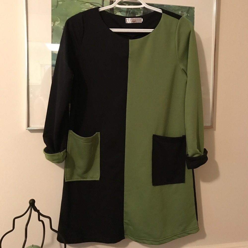 Black and green tunic from Amazon fashion