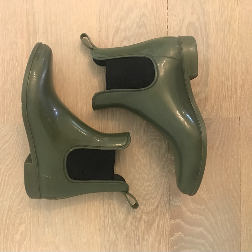 J. Crew rain boots