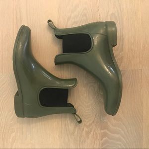 J. Crew rain boots