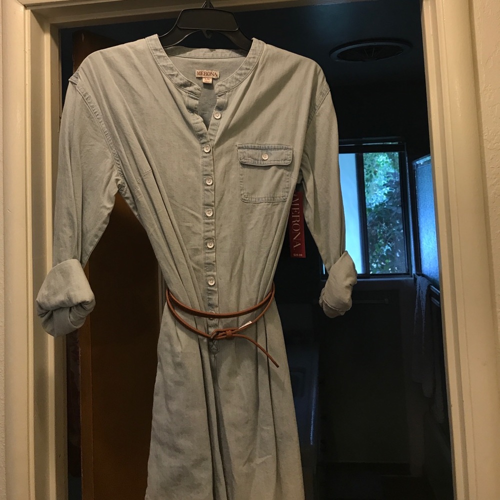 Brand new Merona denim dress!