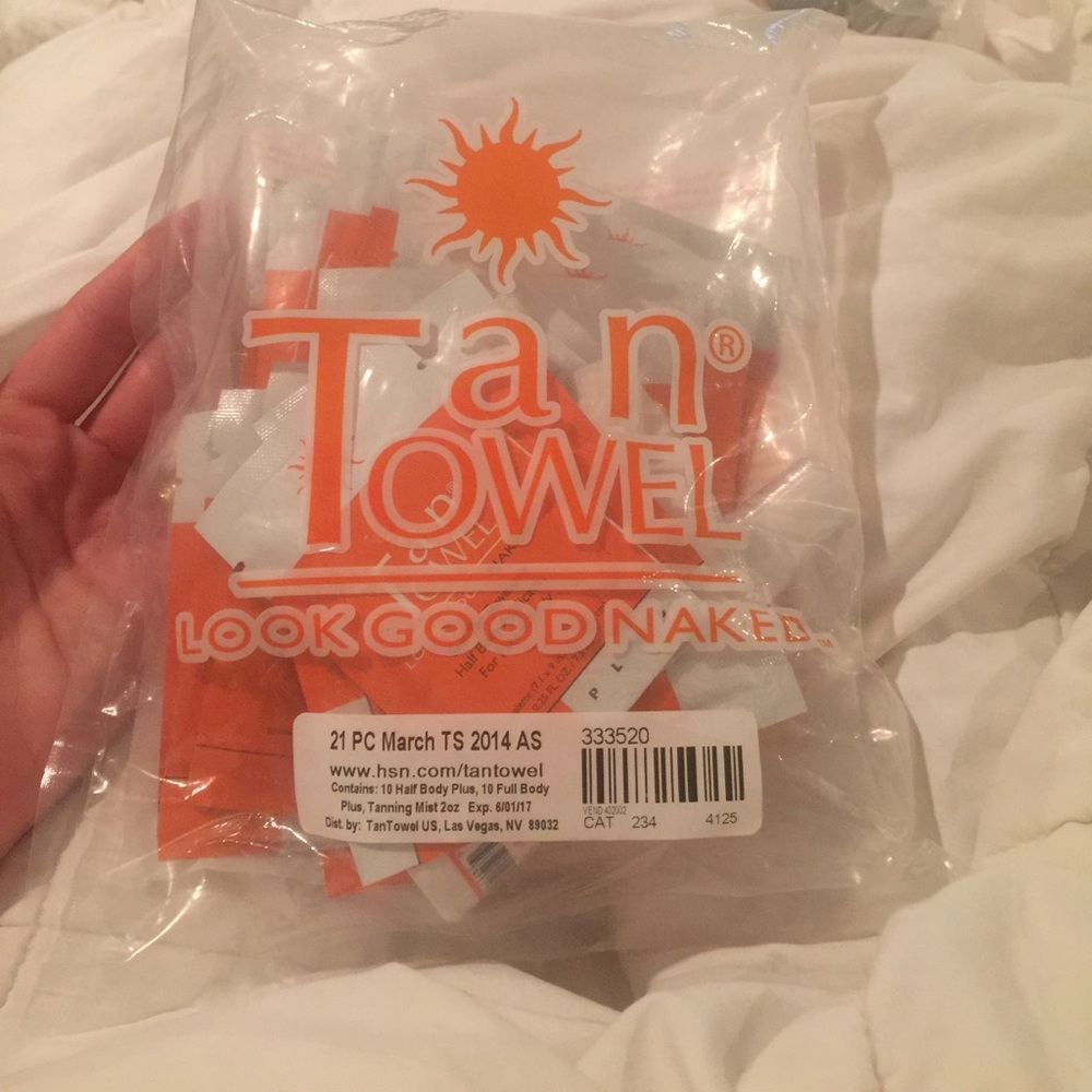 Tan towels!