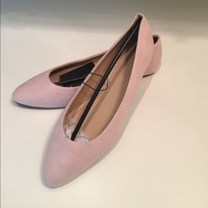 Pointed Blush Flats