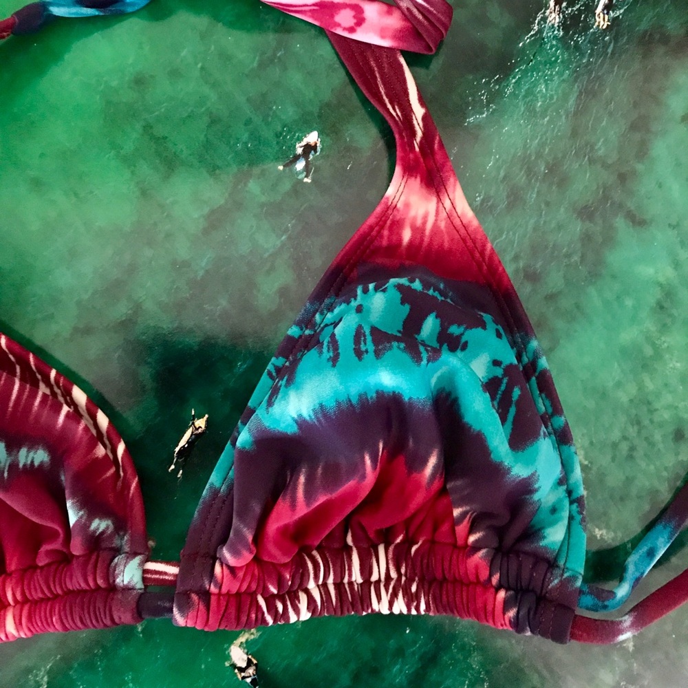 Tie Die Bikini Top M-L