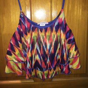 Colorful crop top