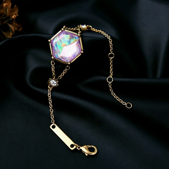Geometric luminous bracelet boho iridescent - Picture 4 of 4