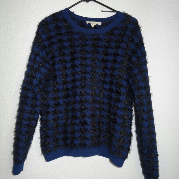 BCBGeneration Navy Ribbed Sweater - Picture 1 of 5