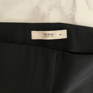 Prada black dress pants. Authentic.