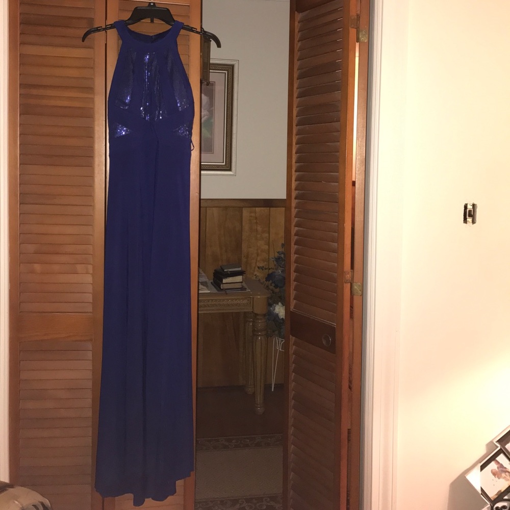 Navy/royal blue prom dress