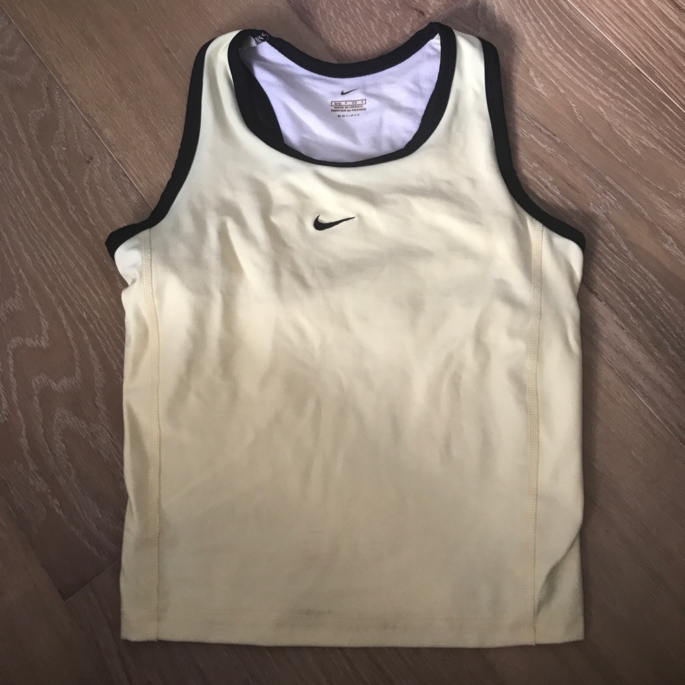 vintage nike yellow tank