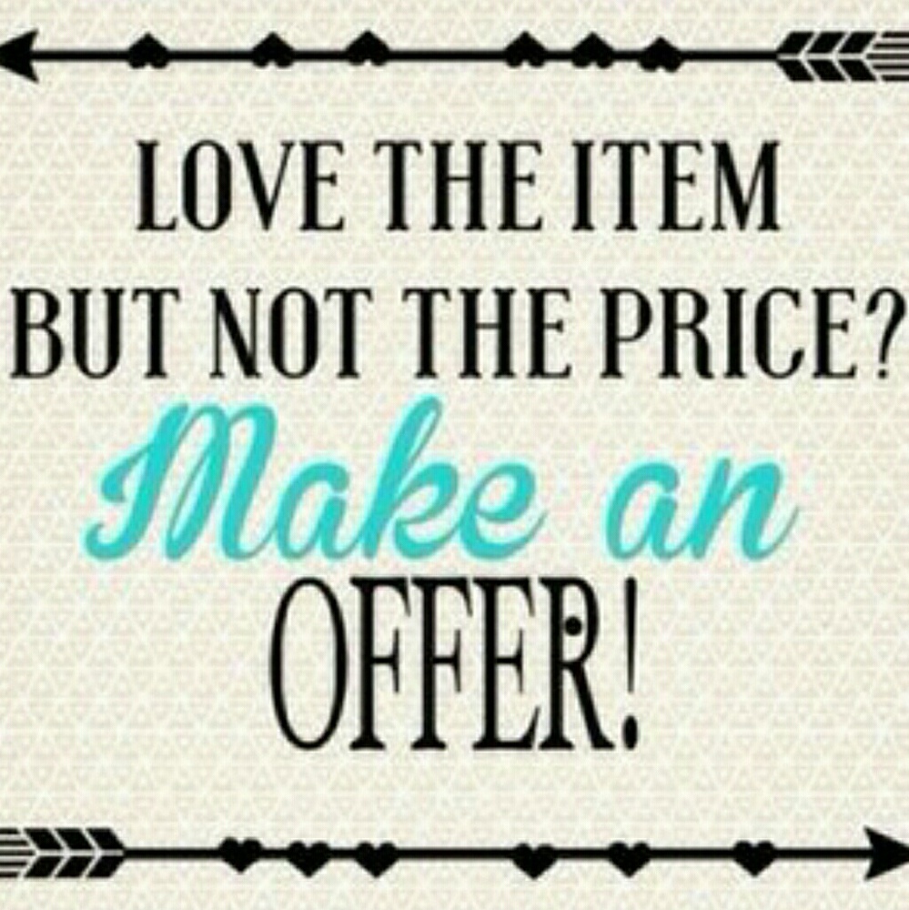Who doesn't love making offers???