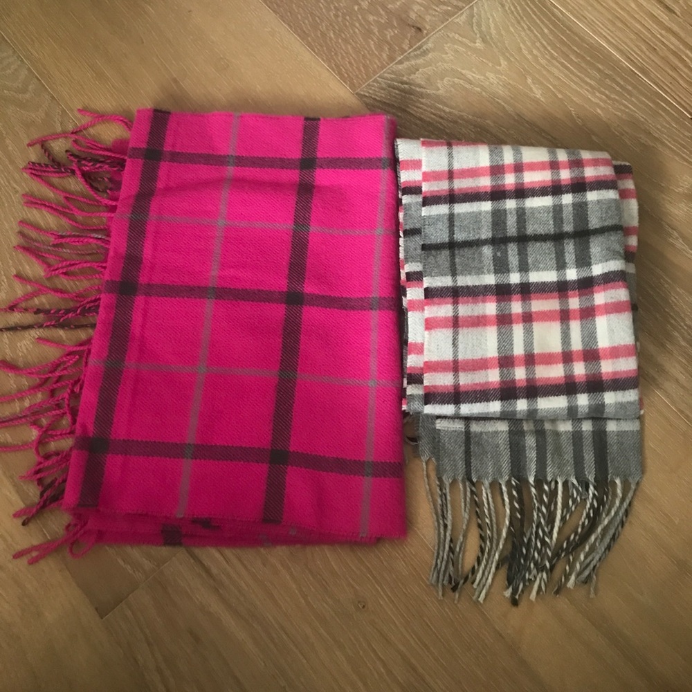 pink scarf collection