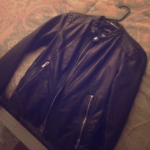 Express leather jacket