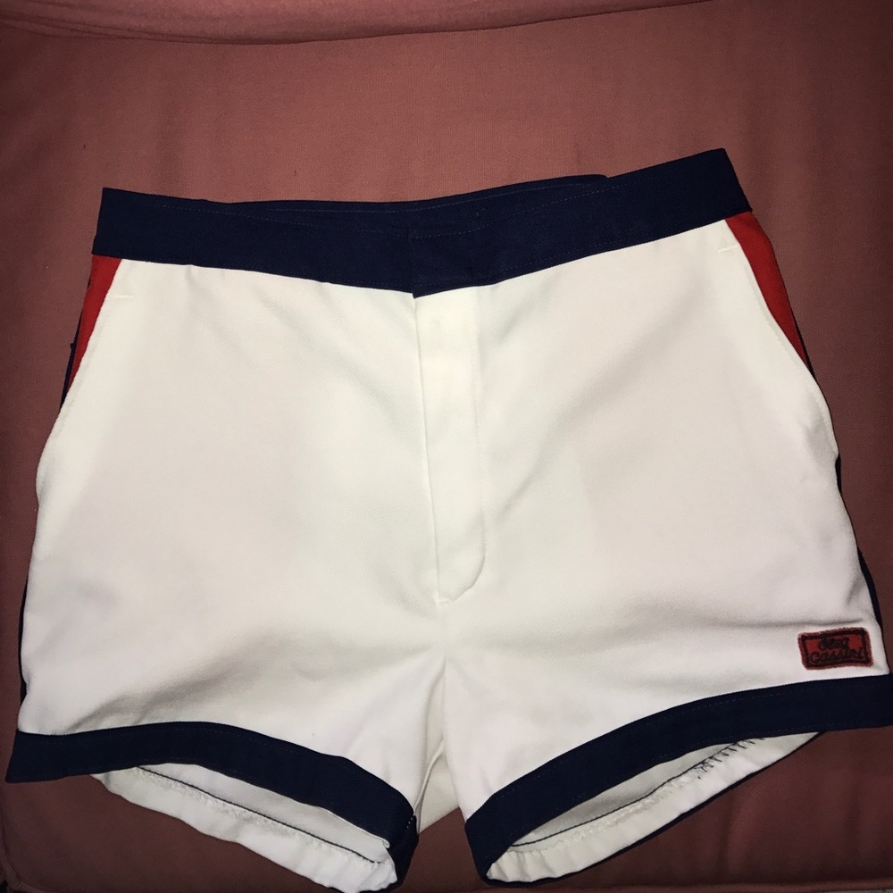 High- Waisted Vintage Tennis Shorts