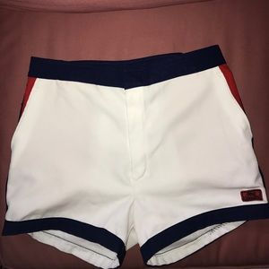 High- Waisted Vintage Tennis Shorts