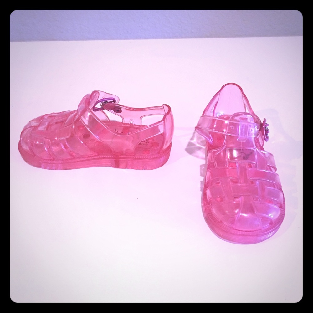Baby Gap size 5 pink toddler jelly sandals