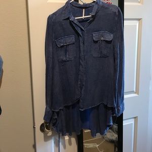 Free people long sleeve shirt!