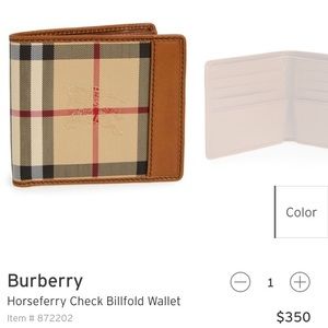 Brand New Men's Burberry Wallet