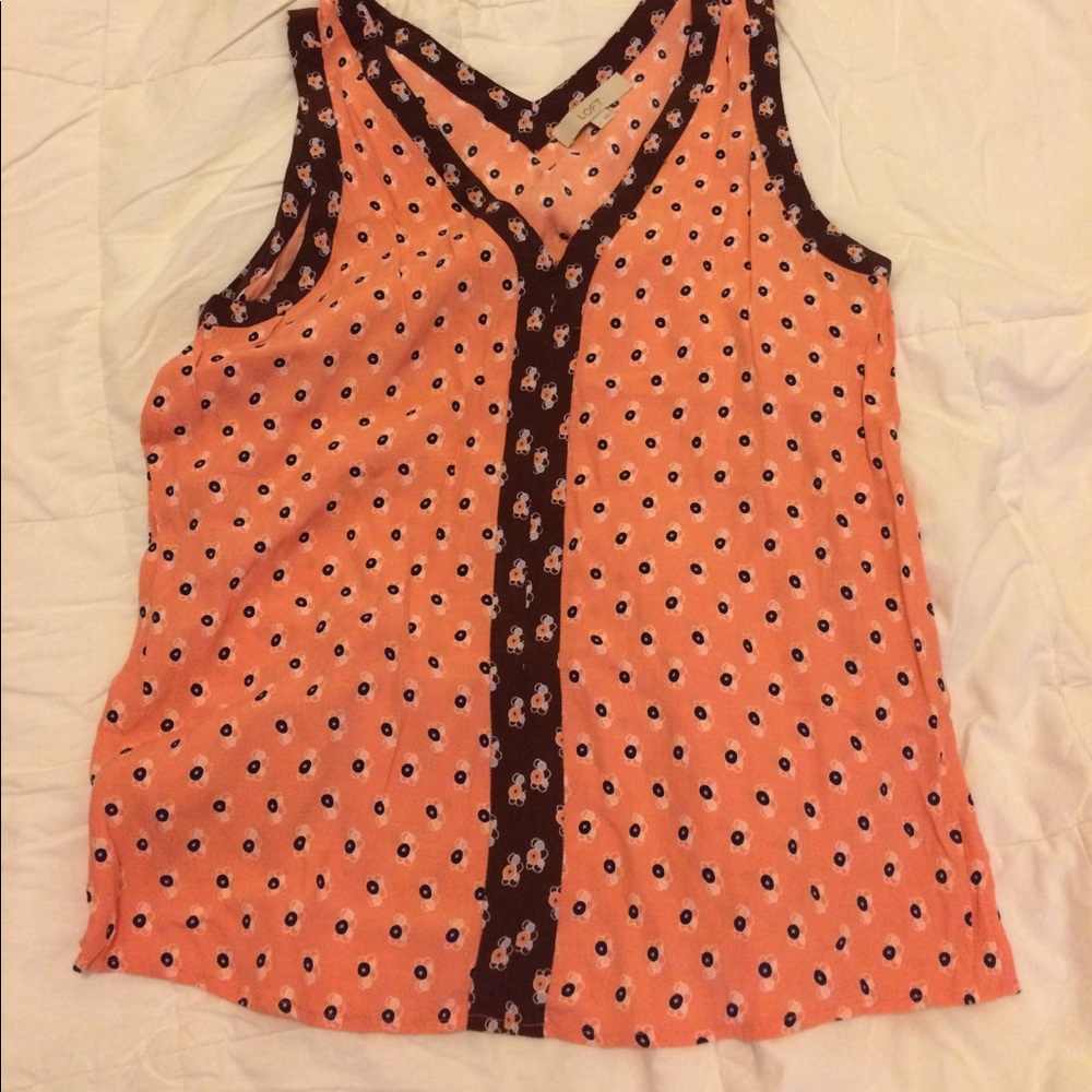 Loft sleeveless blouse