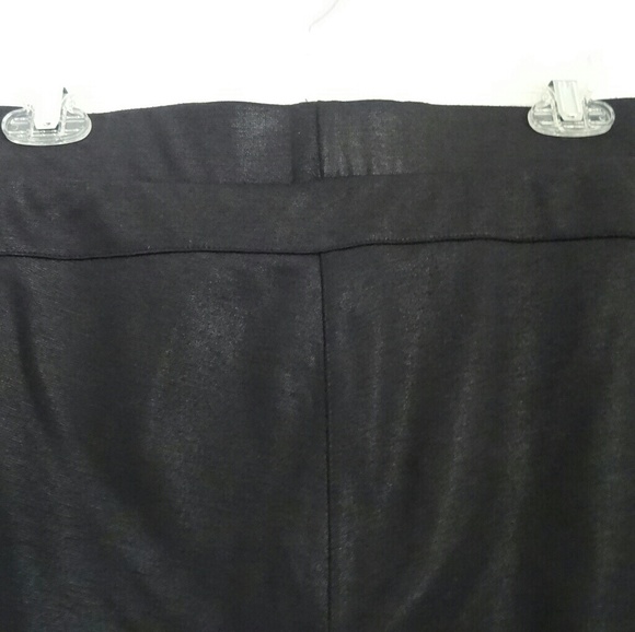 Vince Camuto Black Shimmer Leggings - Picture 4 of 5