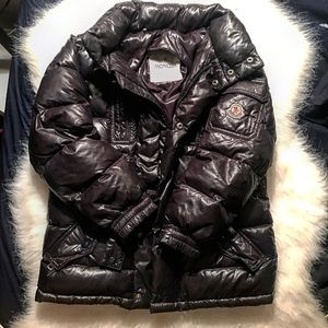 Moncler 💯 auth boys shiny quilted down sz 6 EUC