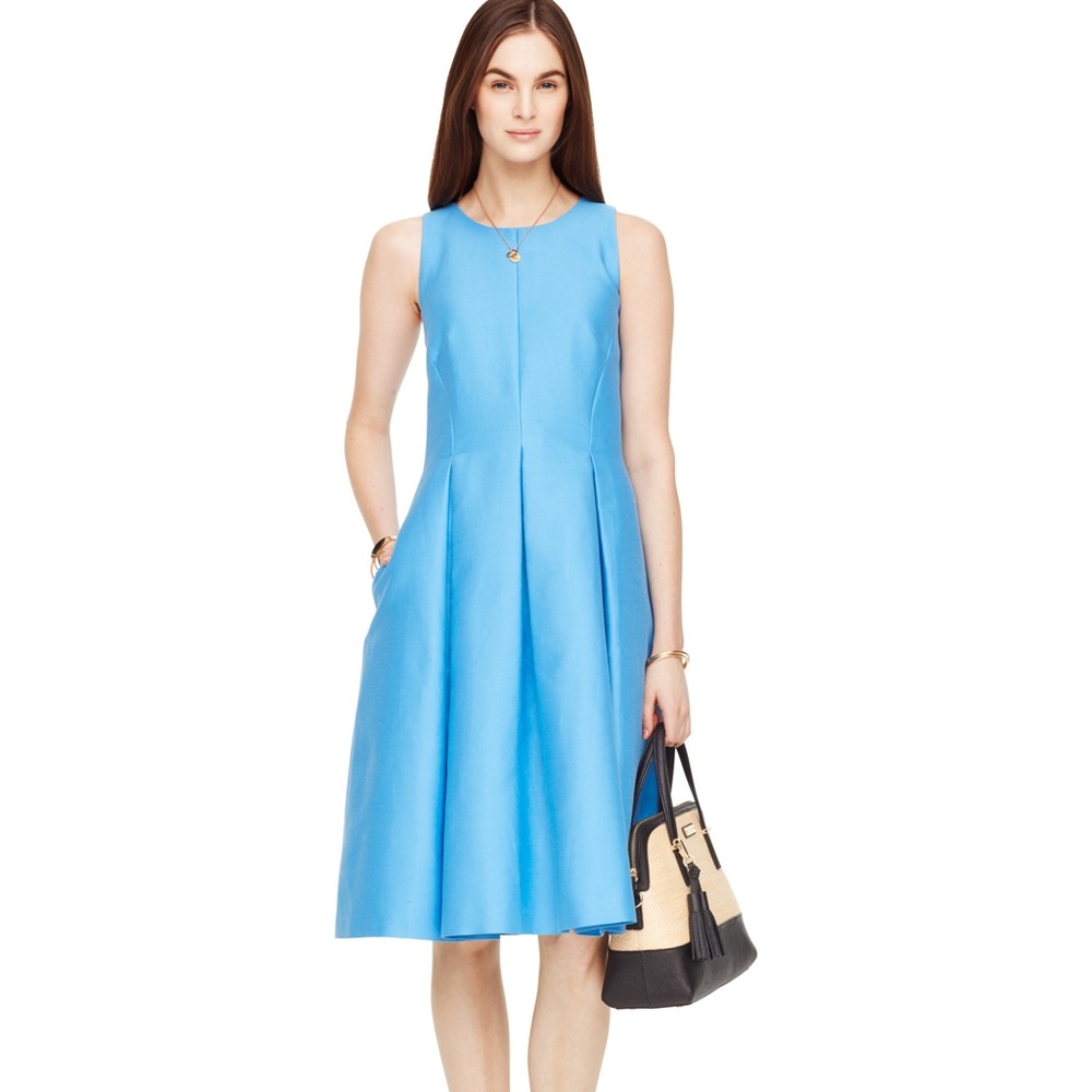 BEAUTIFUL Blue Kate Spade Fit and Flare dress!
