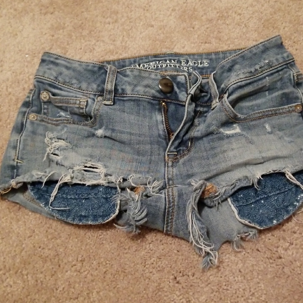 Denim shorts