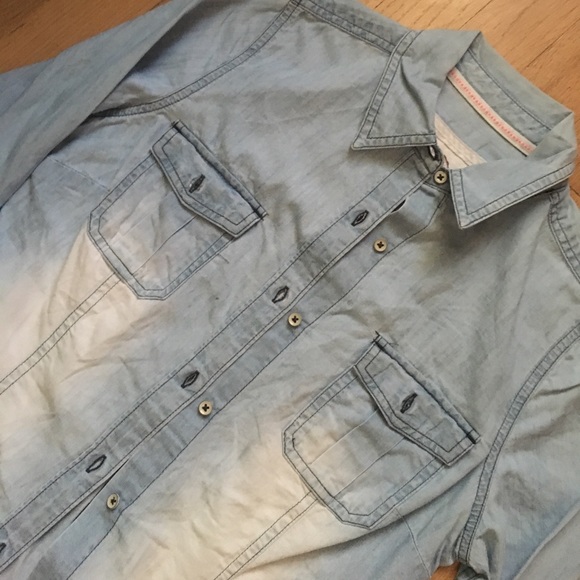 Denim Button Up - Picture 2 of 3