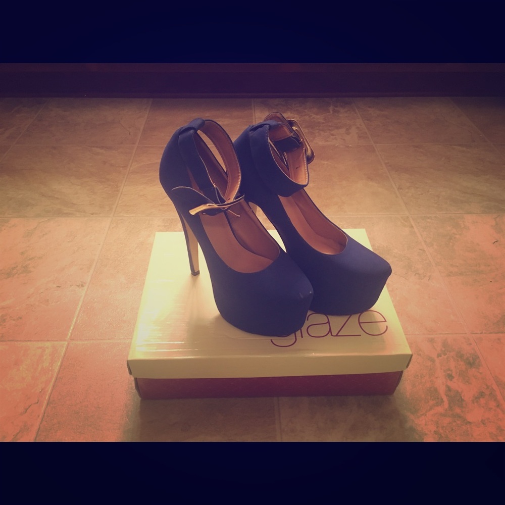 Blue Pumps High Heels!