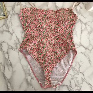 American apparel floral bodysuit