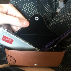 Purple accent RayBan Clubmasters. Near new.