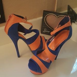 Blue n Orange Sandals