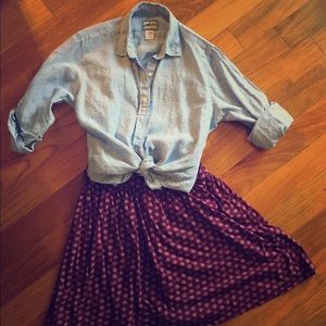 Pendleton 100% linen button down