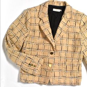 Tory Burch Tweed Plus Size Women's Blazer