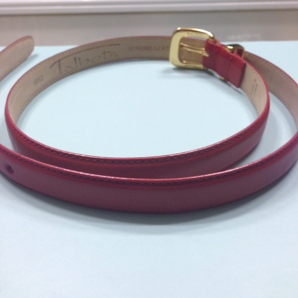 Red Leather Belt