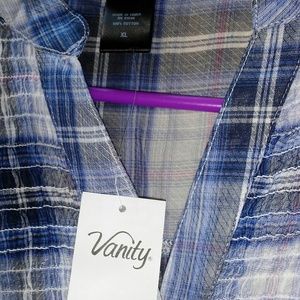 Vanity Xl 3/4 sleeve Blouse NWT