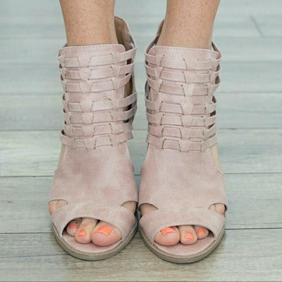 ❣Blush Chunky Booties❣Final Price! - Picture 2 of 3