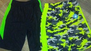 2 pairs of boys size 12/14 athletic shorts