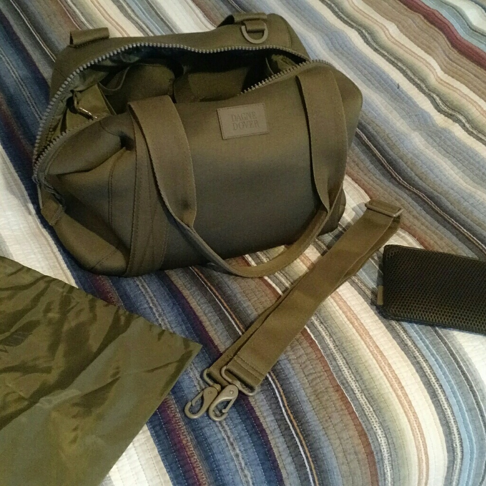 Dagne Dover Landon Carryall - Medium in Dark Moss