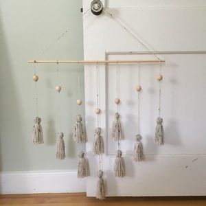 Urban Outfitters INSPIRED Tassel Wall Decor