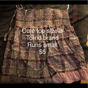 Strapless tube top like/babydoll