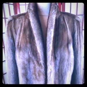 Real Mink Fur Coat