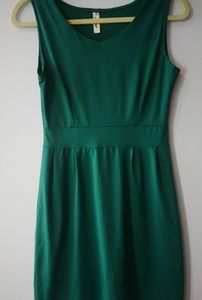 Green mini dress