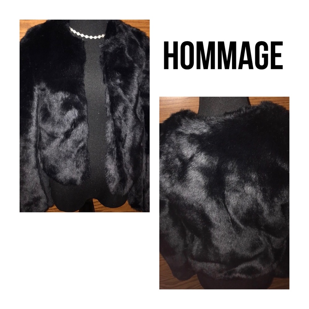 Hommage from Los Angeles faux fur coat