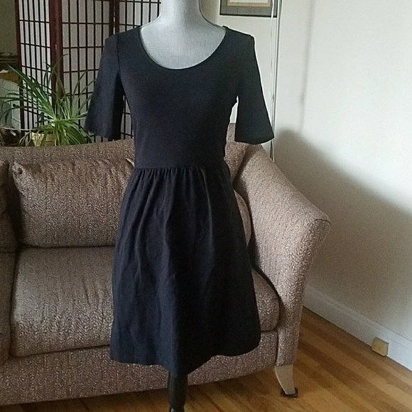 Black A-line Dress - Picture 1 of 2