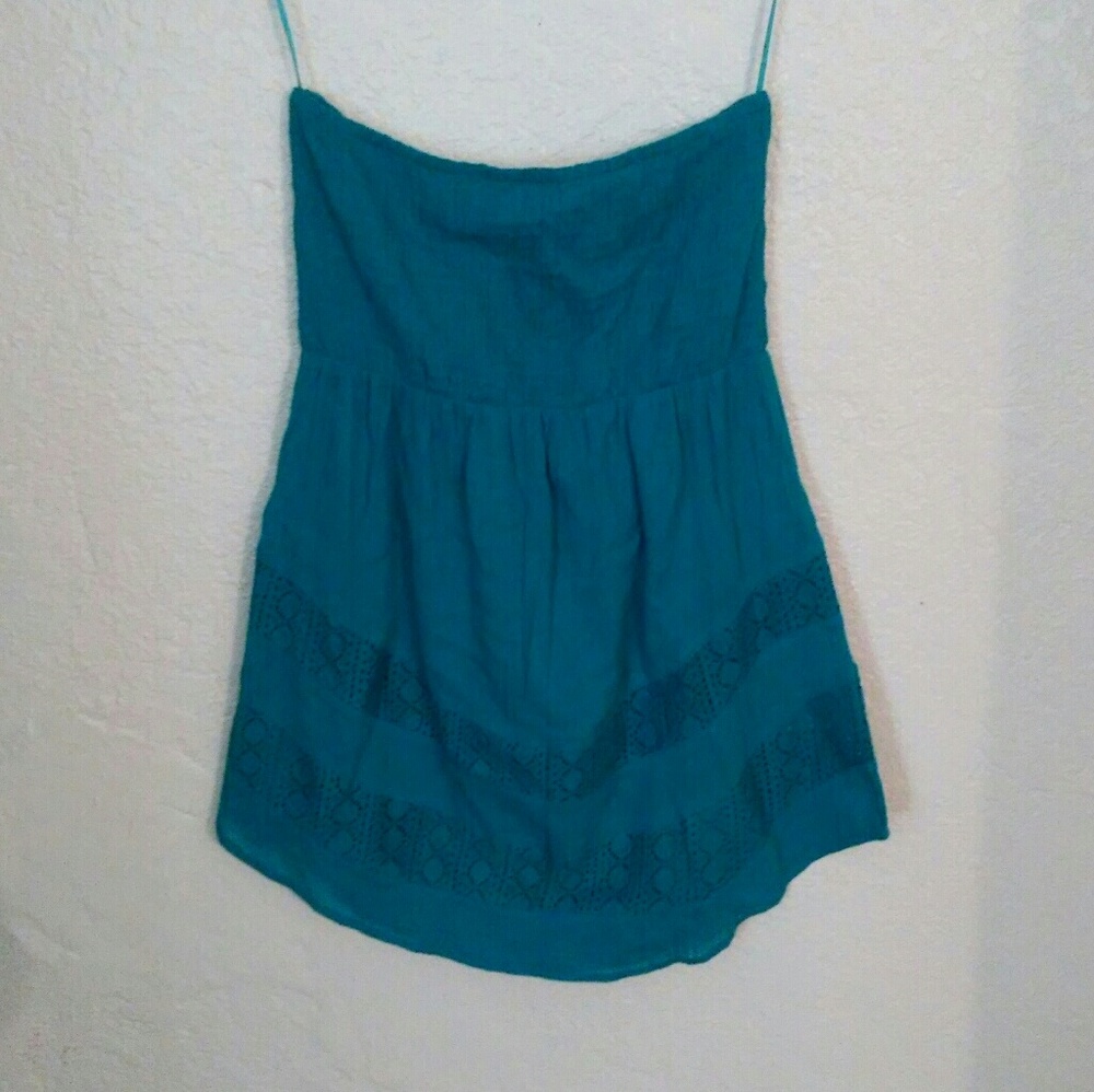 Roxy Sweet Vida Strapless Swim Cover-up Dress
