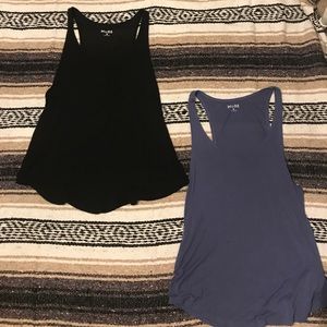 Two Loose Fitting Tank Tops