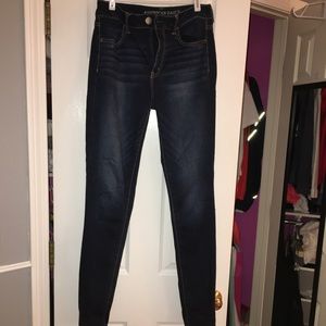 American eagle high rise jeggings size 6 long