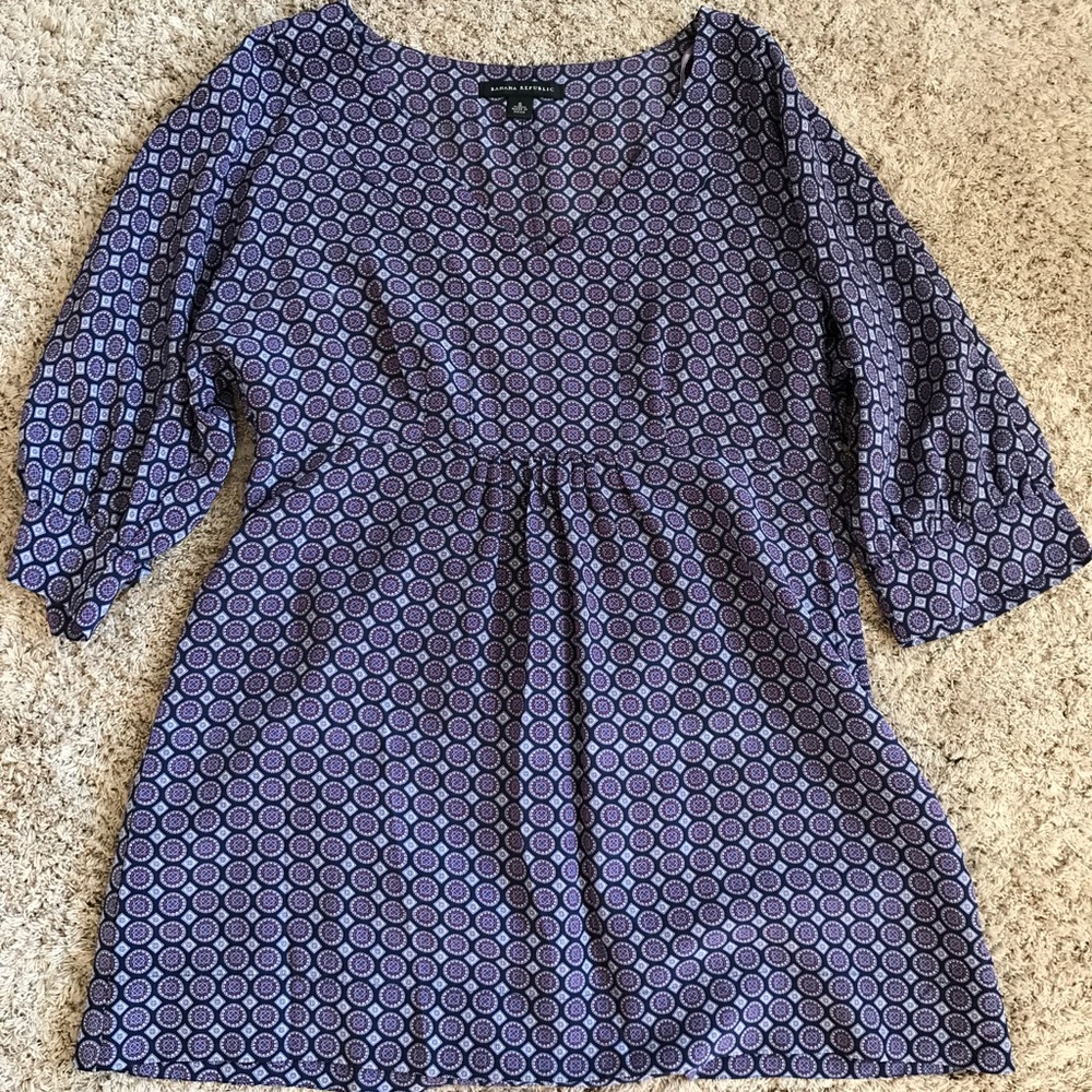 Banana Republic three quarter length sleeve blouse